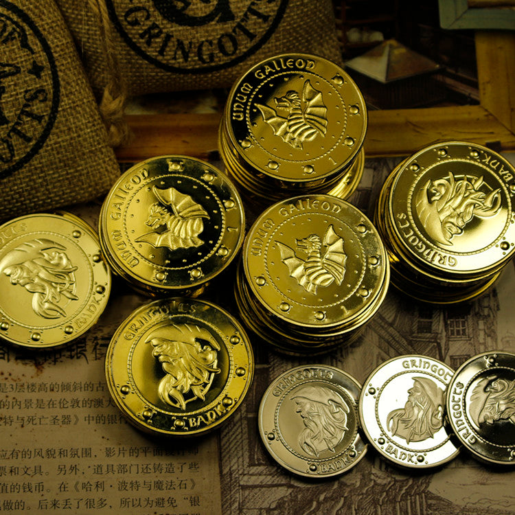 Harry Potter Gringotts Bank Coin Collection Harry Potter Wizarding World  Hogwarts Bag or Case Package