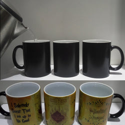 Harry Potter Hot Drink Cup Color Changing Mug Potter Marauders Map Design Cup - cosplayboss