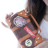 Harry Potter Hogwarts Castle Crest Envelope Satchel Fold Wallet Purse with Tag for Ladies Women - cosplayboss