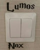 Movie Harry Potter Switch Sticker Lumos Nox Wall Stickers for Kids Room Home Decoration - cosplayboss