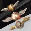 Harry Potter Inspired Snitch Fidget Spinner Embossed Wing Hand Copper - cosplayboss