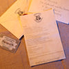 Harry Potter Hogwarts Acceptance Letter Package five pieces suit of Harry Potter Cosplay Prop Collectible - cosplayboss