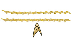 Star Trek Classic Embroidered Braid LIEUTENANT patch rank TOS Uhura Cosplay - cosplayboss